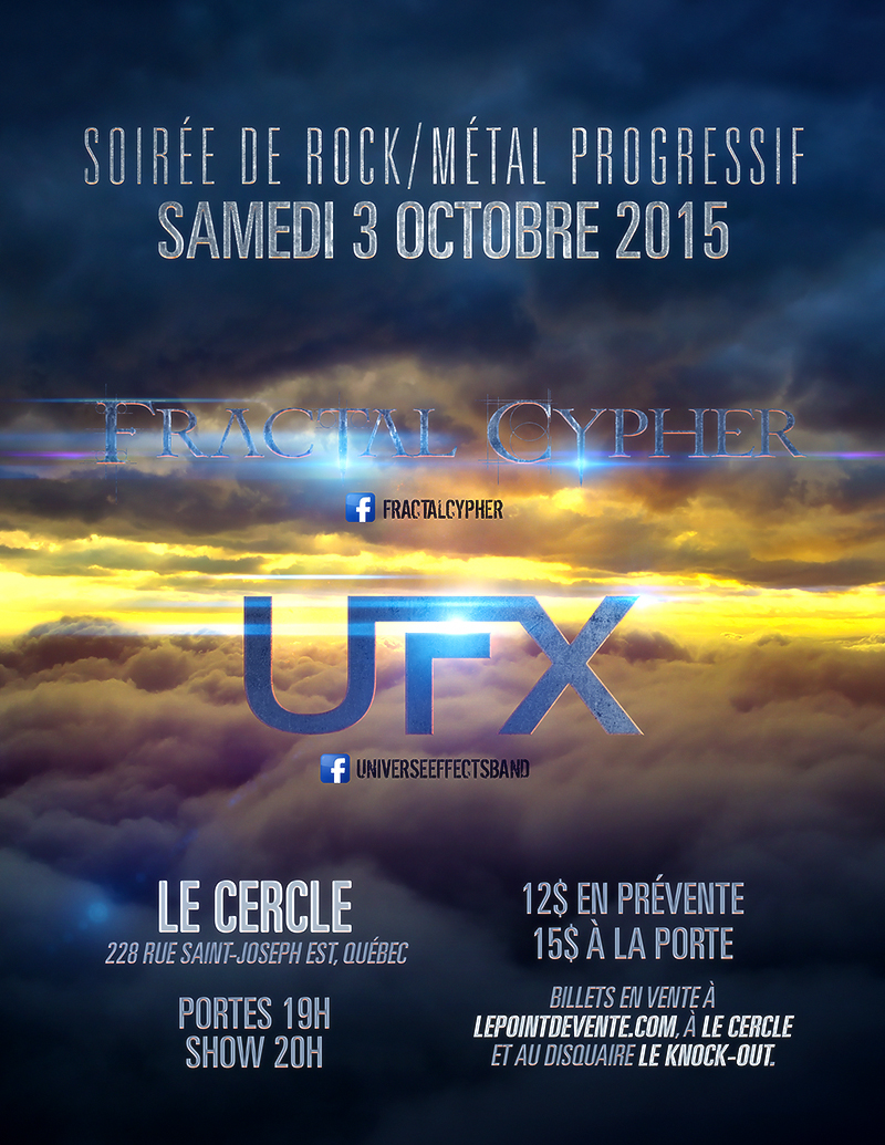 Flyer - Fractal Cypher and UFX