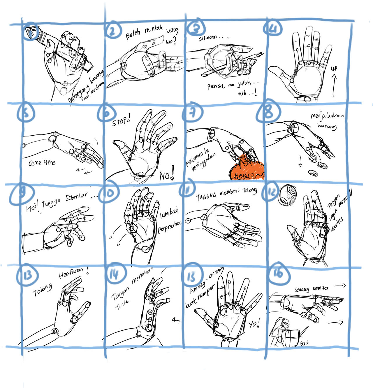 Sharp Hand Ref hand ref MODEL by Aoresuno1 on DeviantArt