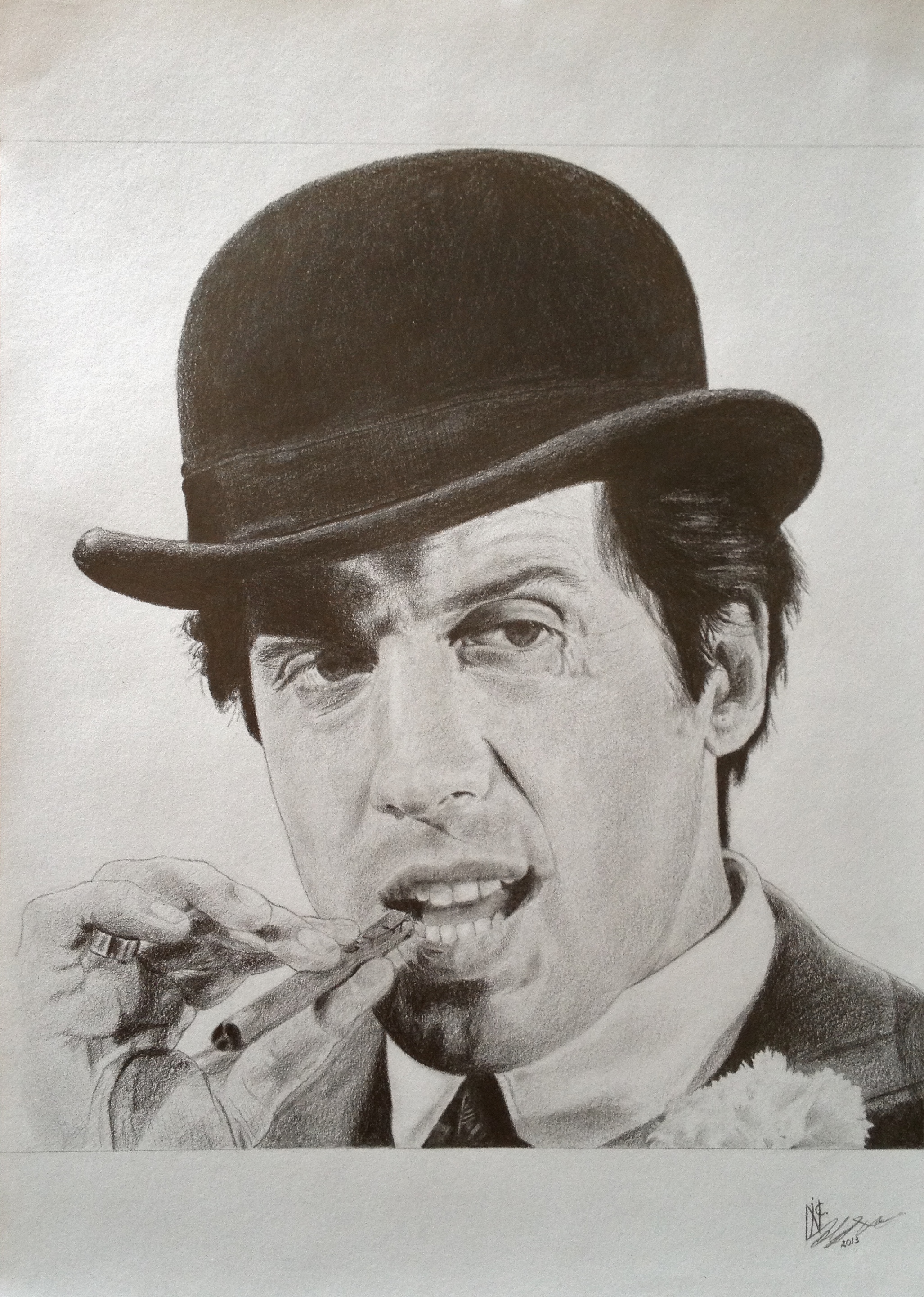 Drawing Adriano Celentano