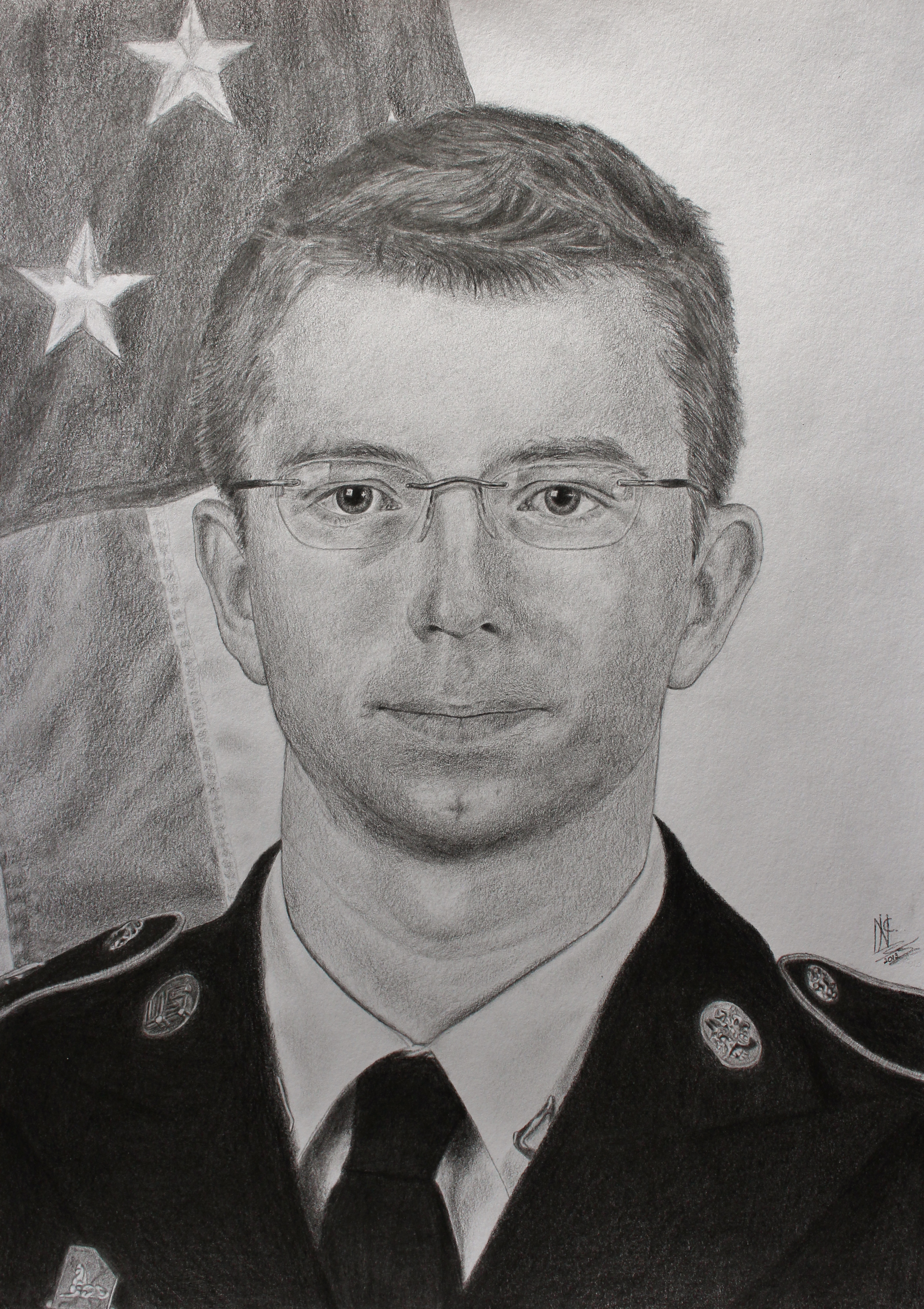 Bradley Manning Portrait