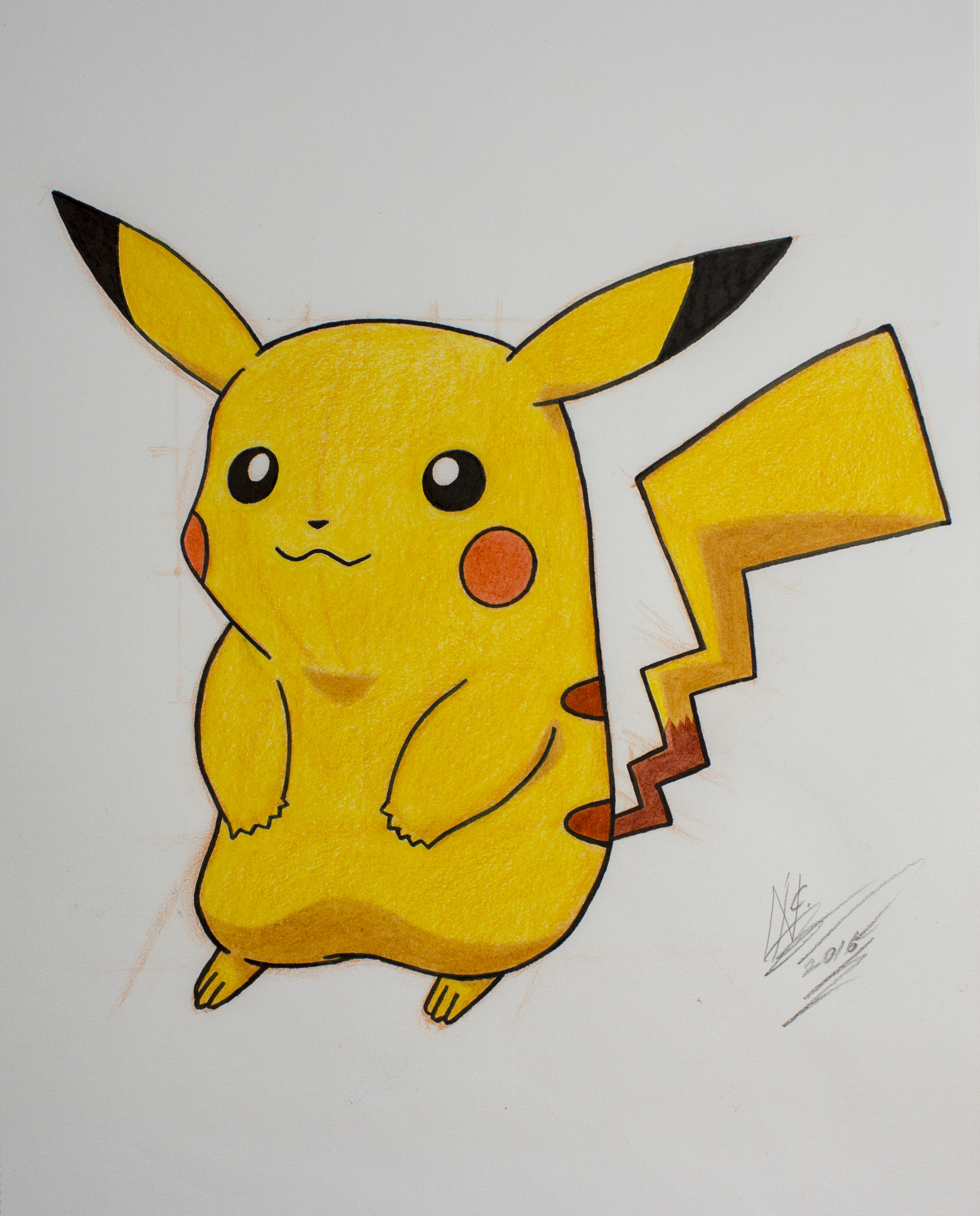 Pikachu drawing