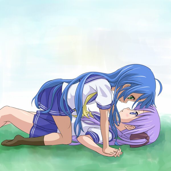 Konata and Kagami