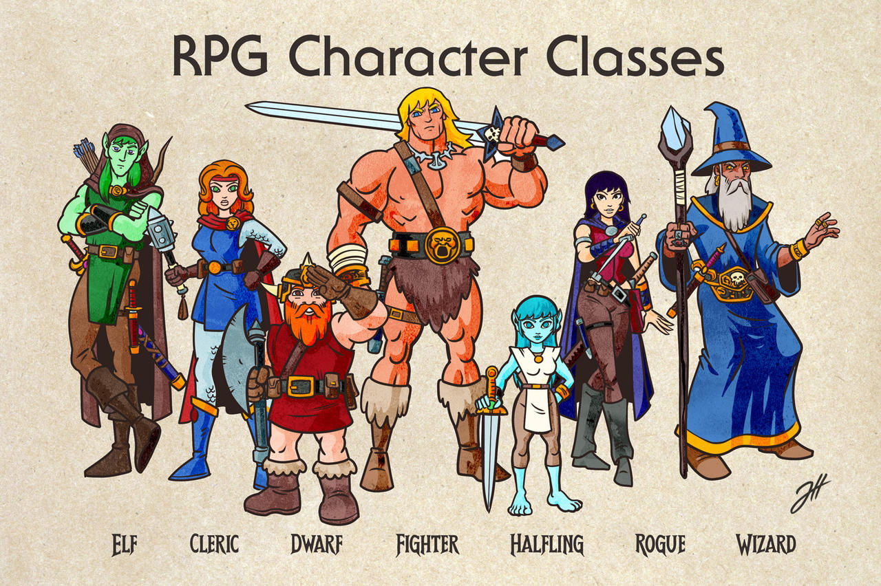 RPG Character Classes by Hanzo-the-Razor on DeviantArt