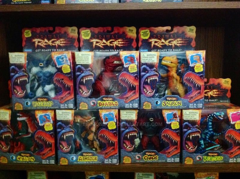 Playmates Primal Rage Player 1 set of 7 by ESJBond007 on DeviantArt