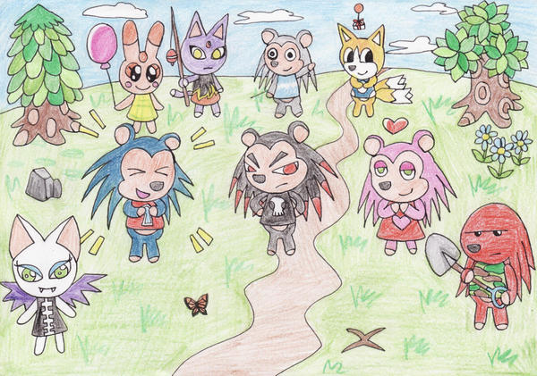 Sonic meets Animal Crossing