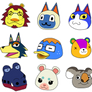 Animal Crossing Faces