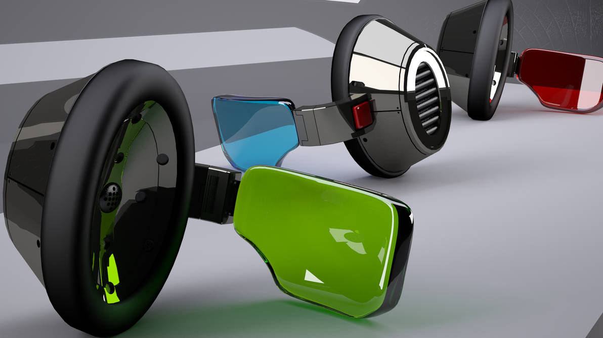 DBZ scouters 3d render by johnPOW66 on DeviantArt