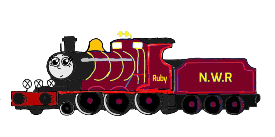 Ruby Steam Engine Ruby the tender engine by Thomvrabel on DeviantArt