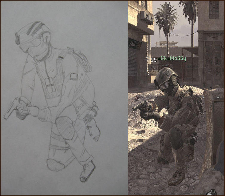 Poor Cod Drawing CoD 4 by Samanthaa92 on DeviantArt