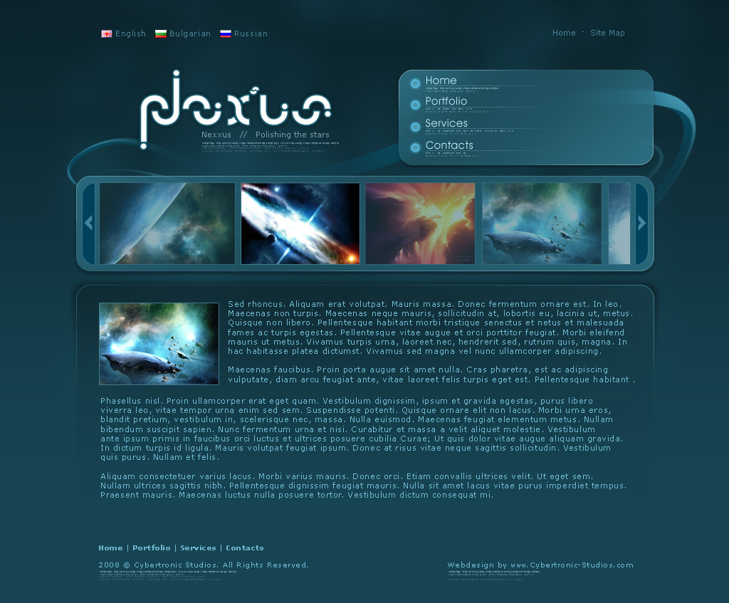 Webdesign - 'Nexxus'