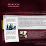 Webdesign - 'Maroon'
