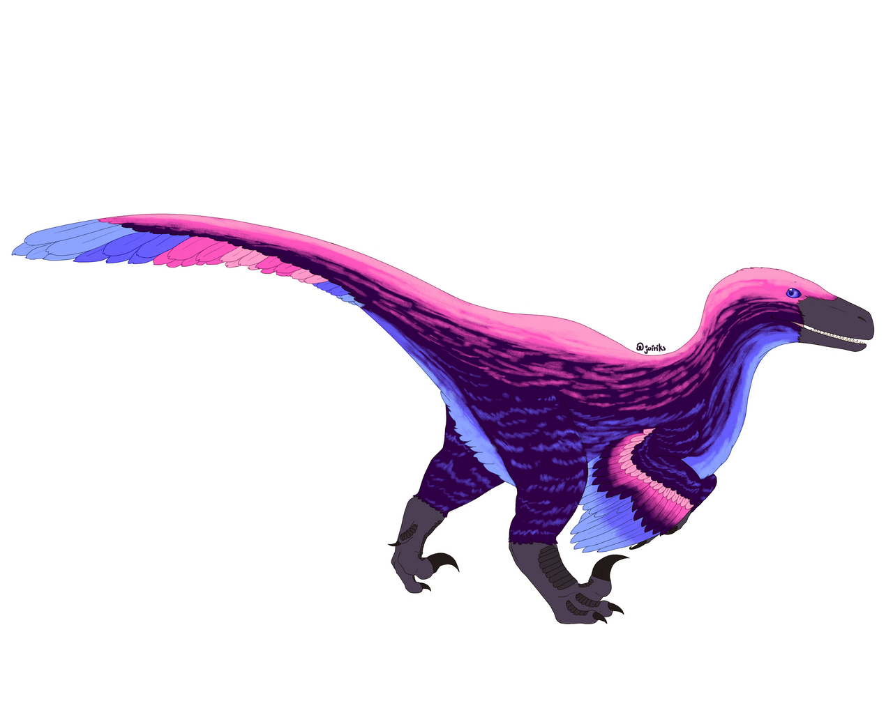 utahraptor pride by JoItiks on DeviantArt