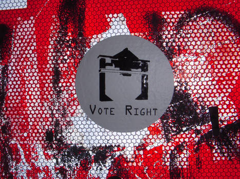 Stop Sign - Vote Right