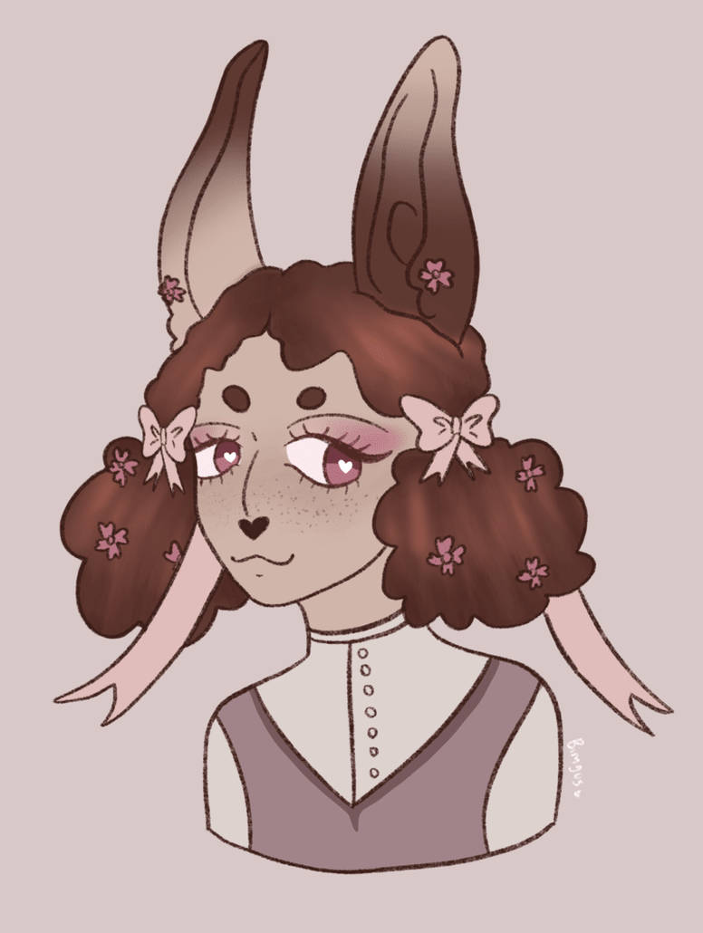 bust of bunny girl