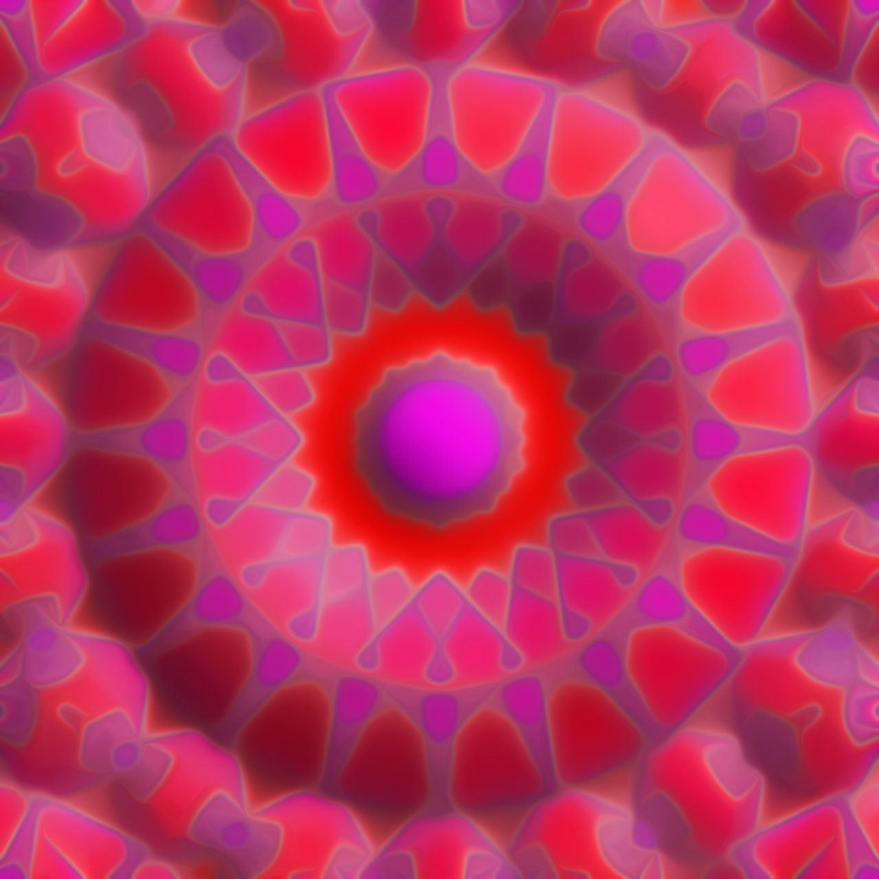 Circular 3D Abstract Artwork