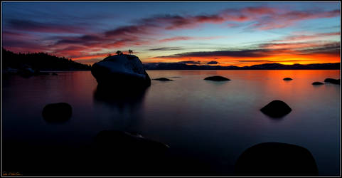 Evening at Tahoe's Bonsai Rock