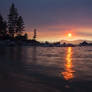 Late Afternoon at Tahoe with a Smoke-Filled Sky