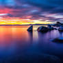 A Mellow and Colorful Evening at Lake Tahoe