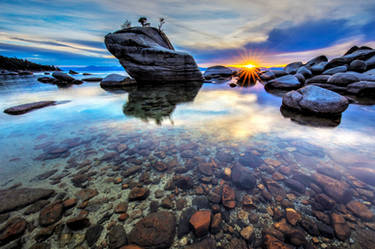 Bonsai Rock Autumn Evening