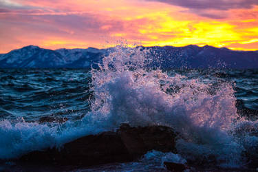 A Stormy and Spectacular Tahoe Sunset