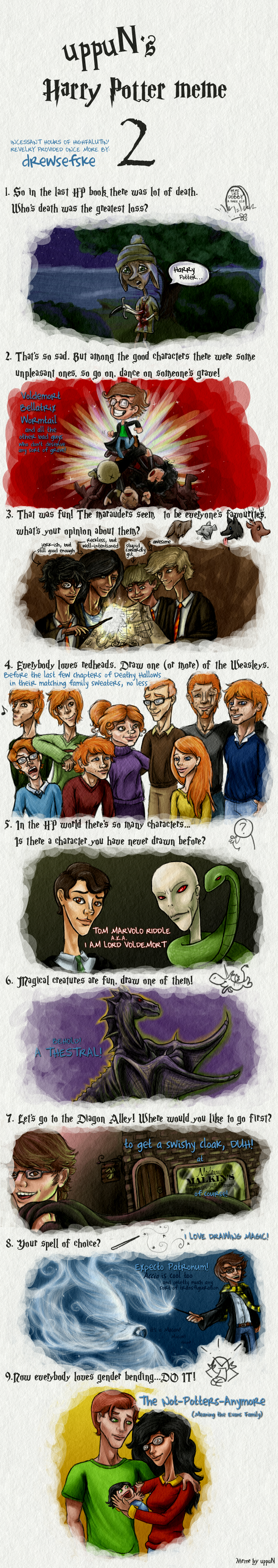 Harry Potter Meme 2 part 2 by DKCissner on DeviantArt