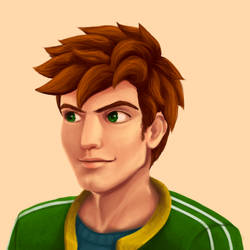 Stardew Valley Alex Portrait