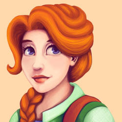 Stardew Valley Leah Portrait