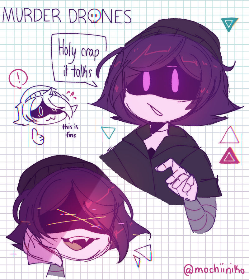 murder drones doodles p by MochiiNiko on DeviantArt