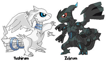 Pokemon Black-White -- Zekrom-Reshiram and Victini by SaR-ness on DeviantArt
