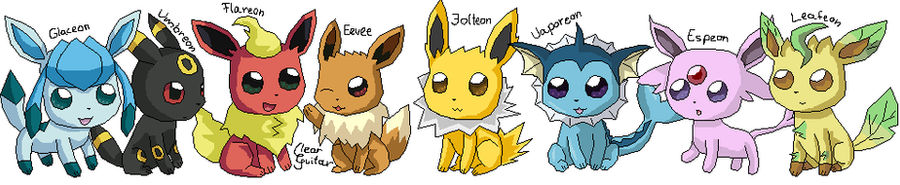 Chibi Eeveelutions