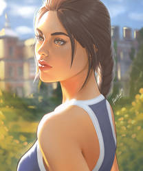 Garden - Lara Croft