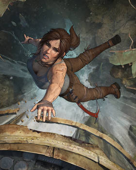 Losing Grip - Tomb Raider 2013 - Commission