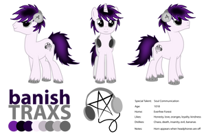 Banish Traxs ref sheet