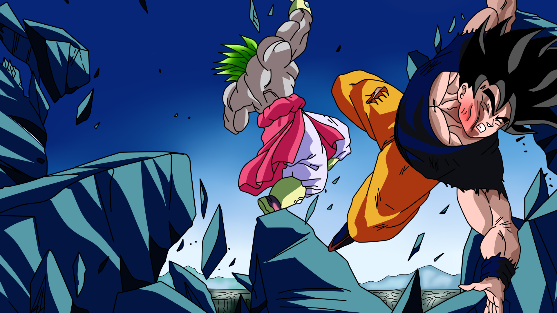 Dragon Ball Multiverse Vegetto vs Broly by joshdancato on DeviantArt