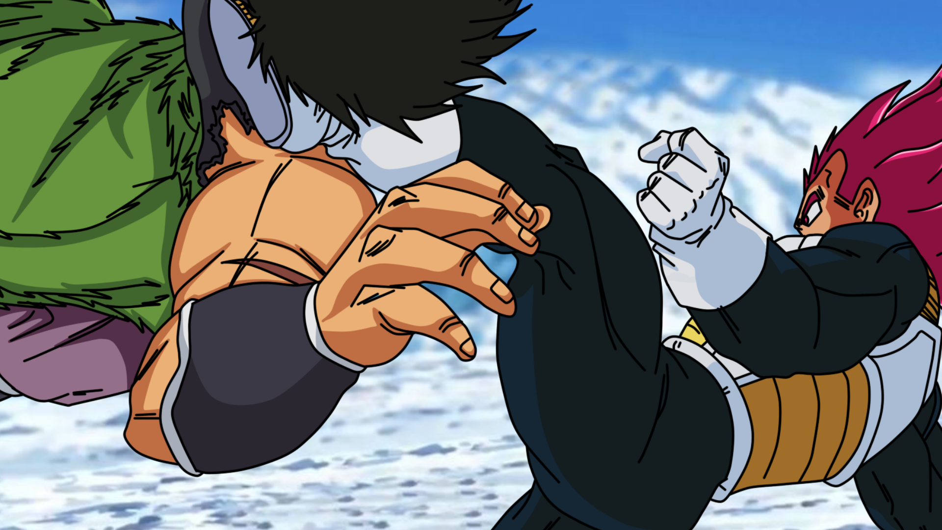 Goku y Vegeta vs Broly by UniversalLG on DeviantArt