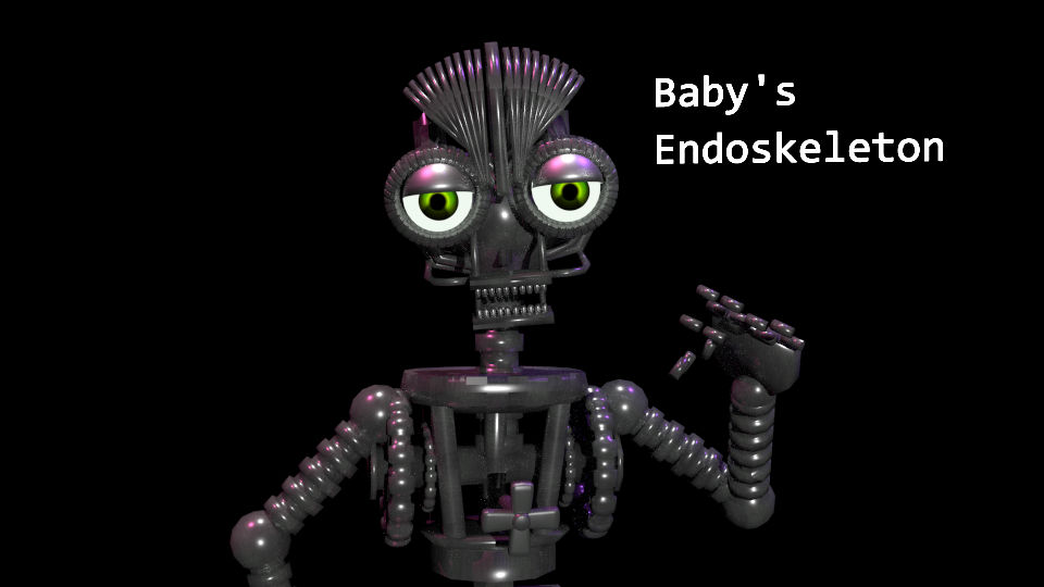 Baby's Endoskeleton by FoxytheHedgefox on DeviantArt.
