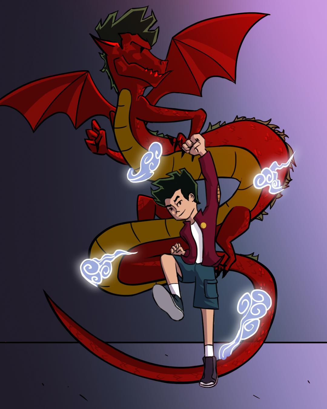 Krylock Jake Long American Dragon by OmieRaccoon on DeviantArt