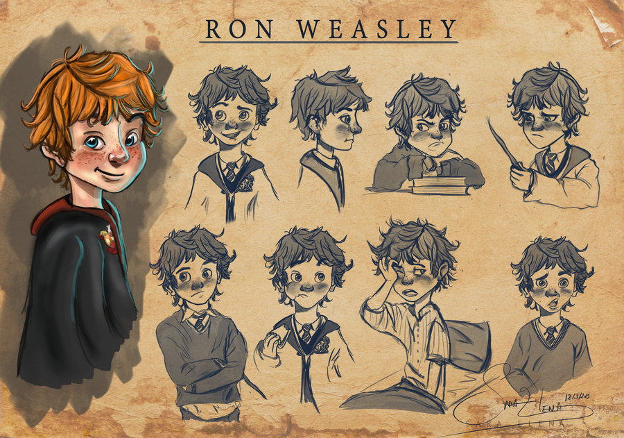 Ron Character Ron Weasley Character Sheet by saraelena3 on DeviantArt
