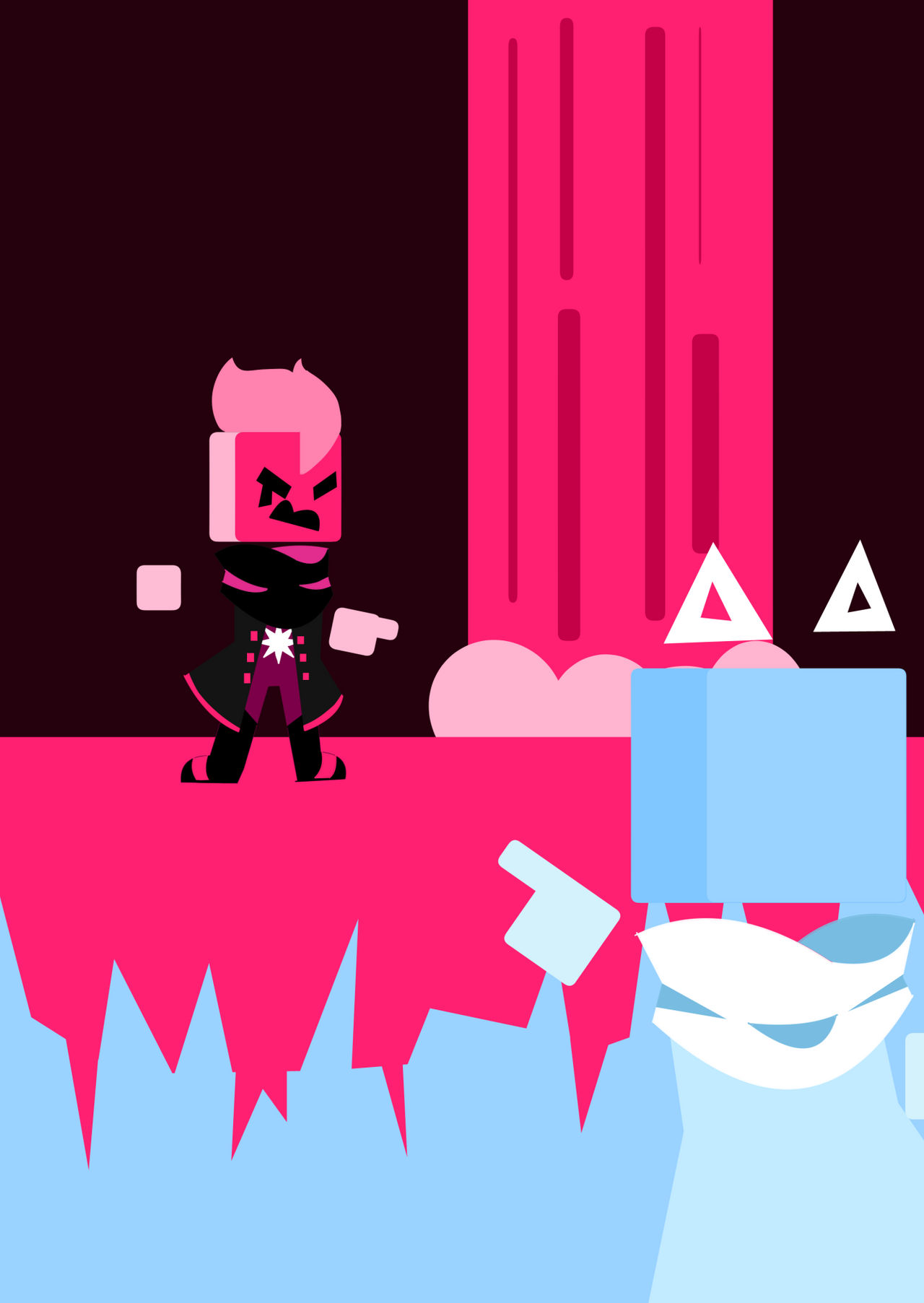 Cubic vs Cube Standoff by Many-Faced-701 on DeviantArt