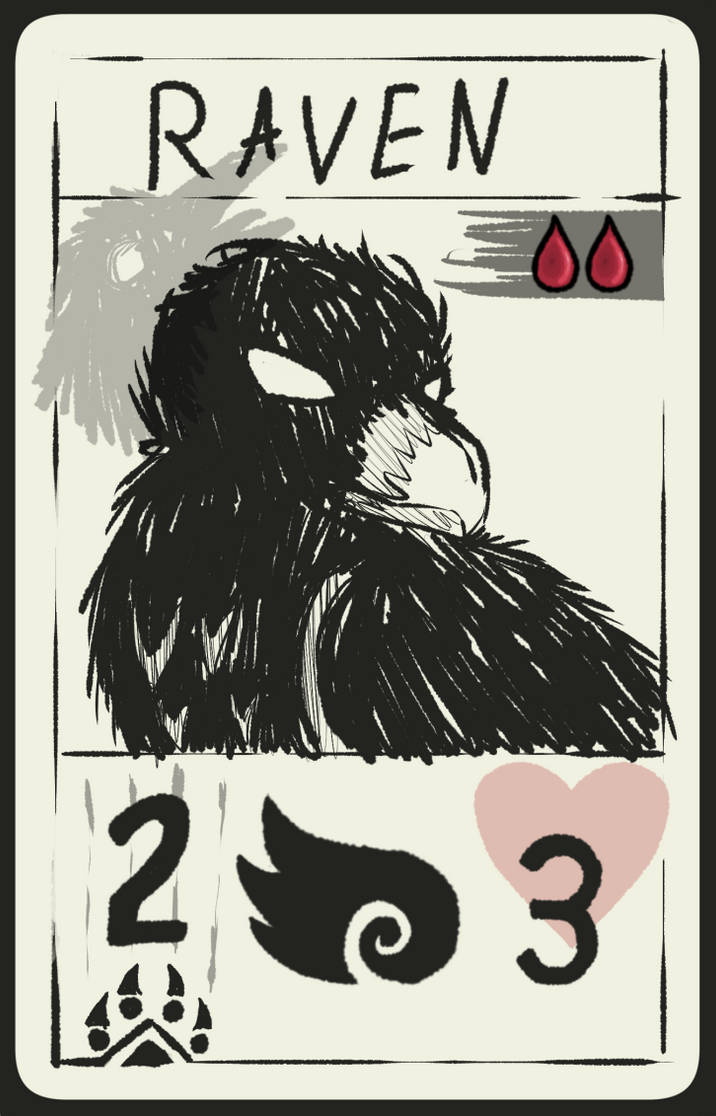 Inscryption Act 1 - Raven by Sleepless-Tea on DeviantArt