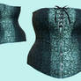 Green Silk Corset