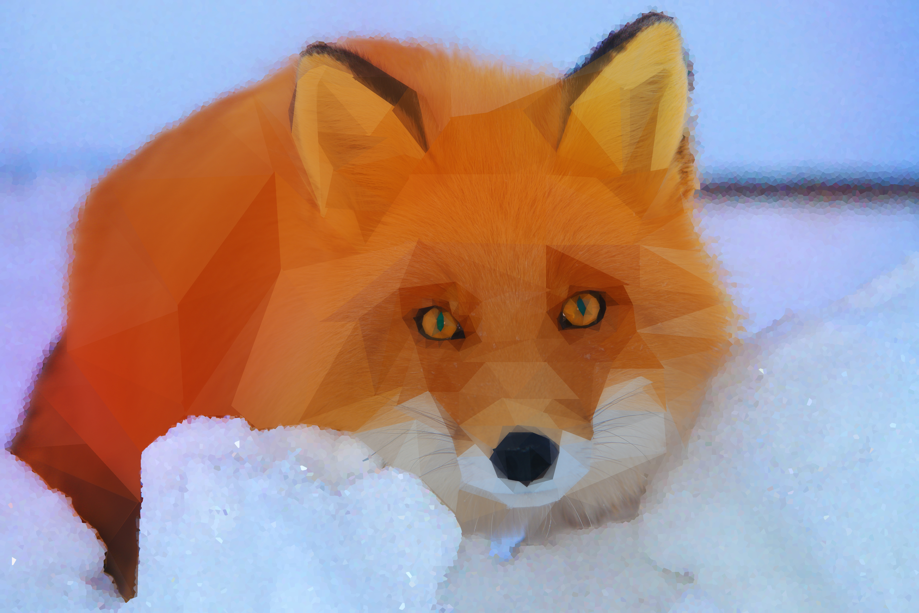 -- Fox low poly --