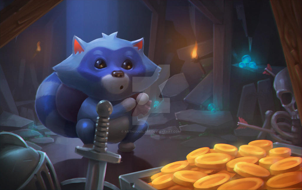 Cod The Racoon Game character, racoon. by ArtHouseLabs on DeviantArt