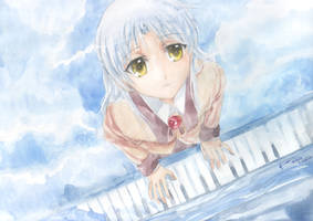 Angel Beats Kanade's Piano