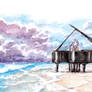 Kanade, Her Piano and the Beach