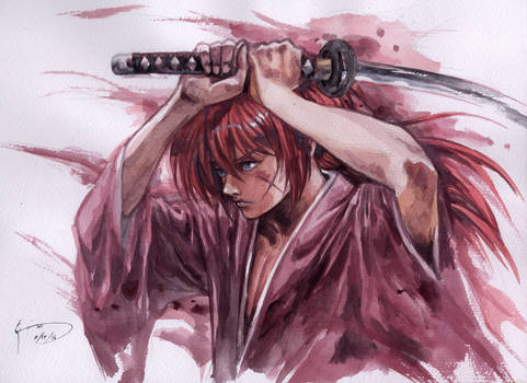 Kenshin - Readying for a Fight