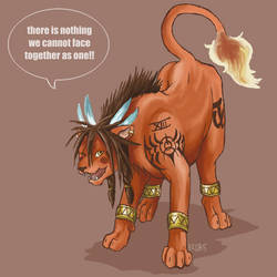 Red XIII is a cool kid