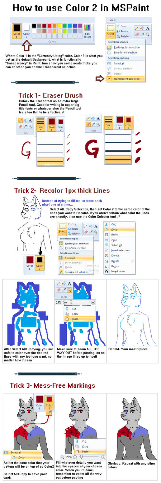Color 2 Paint Program How to use Color 2 in MSPaint by Birritan on DeviantArt