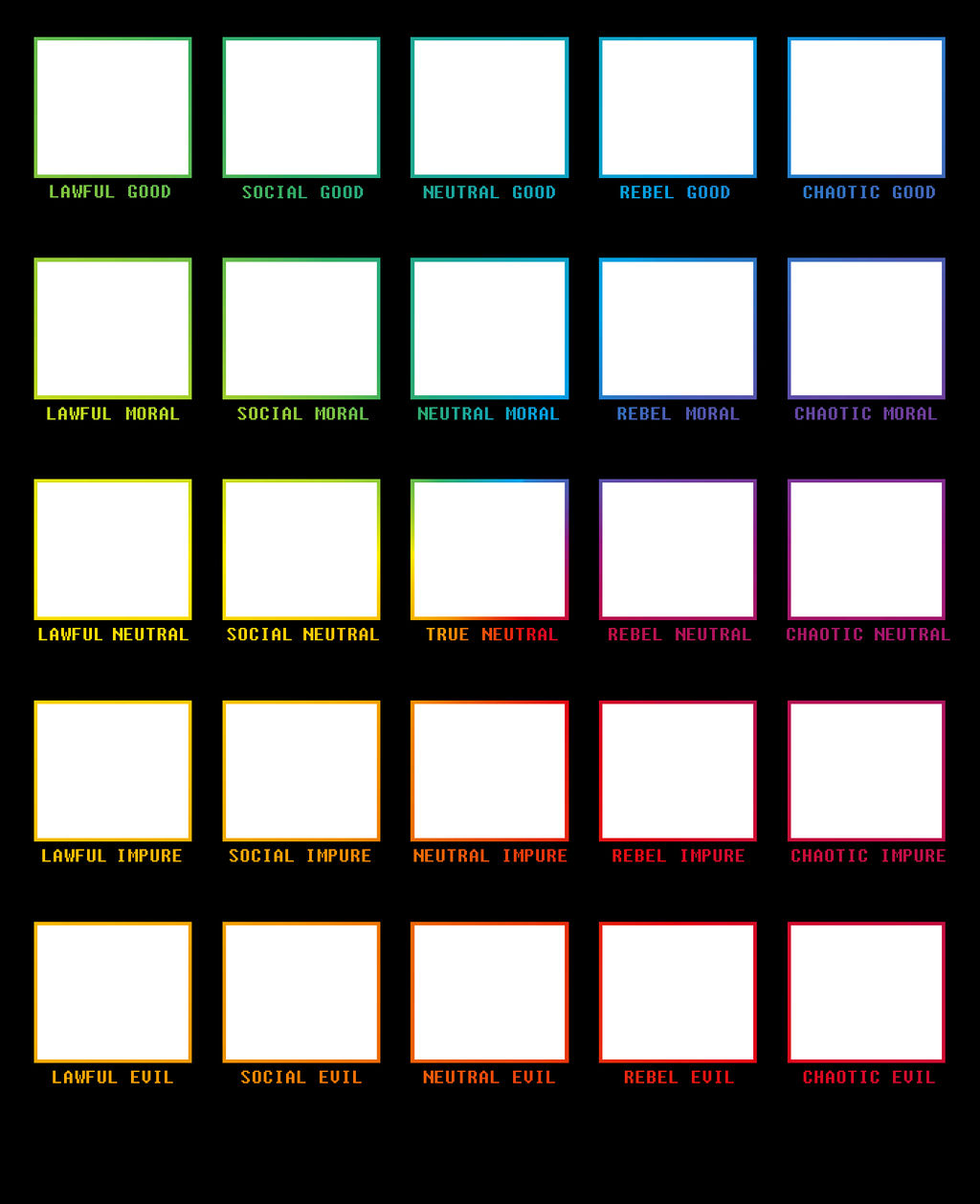 5 Rectangle Alignment 5x5 Alignment Chart by Birritan on DeviantArt