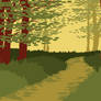 forest mspaint background